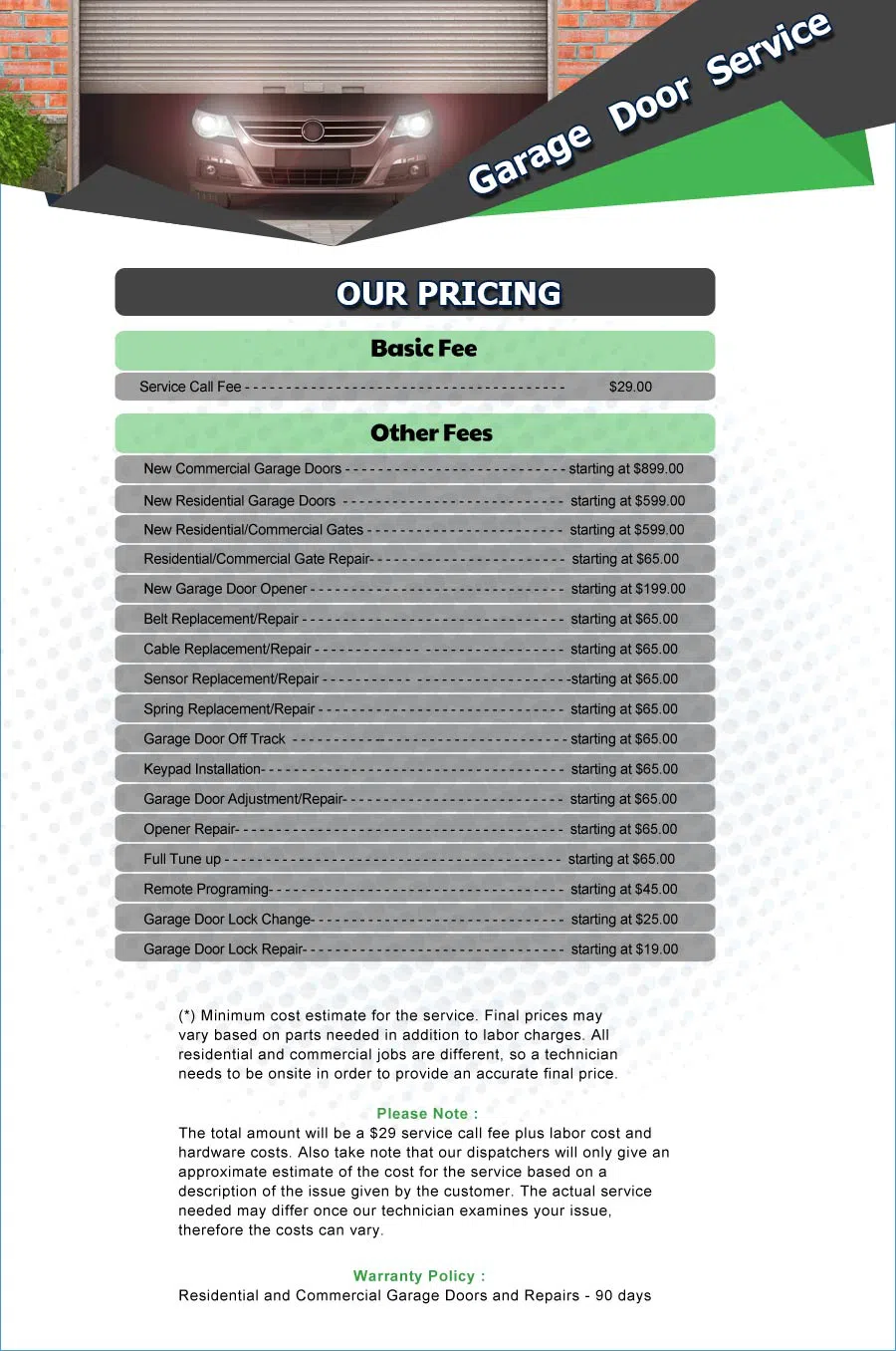 Galaxy Garage Door Service Round Rock, TX 512-648-3184